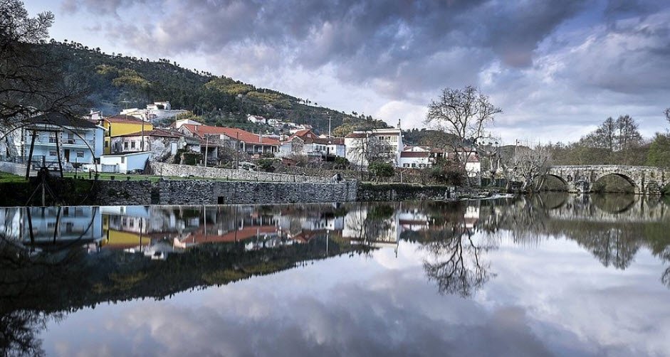 River beach Sandomil, Portugal